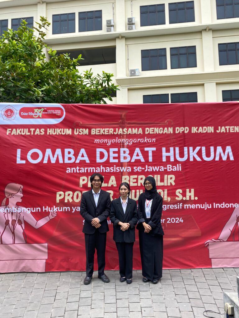 Delegasi Lomba Debat Hukum Antar Mahasiswa Se-Jawa Bali